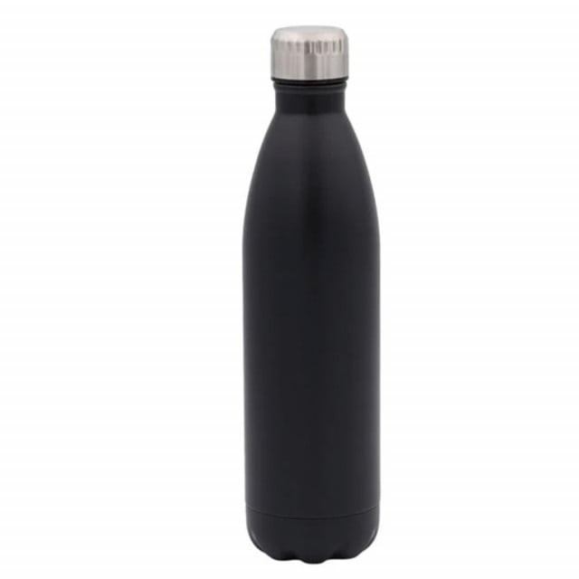 Sticla termos metalica Pufo Clasic pentru bauturi, izoterm, 500 ml, negru