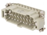 Conector HDC 16 PE 16A HE-016-M, TE Connectivity