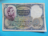 SPANIA 50 PESETAS 1931 (95)