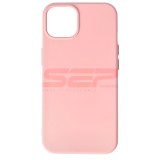 Husa Silicon iPhone 13 Pink Sand - Calitate Superioara, Tip Apple