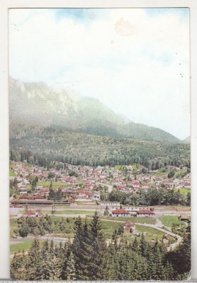 bnk cp Busteni - Vedere spre Bucegi - uzata foto
