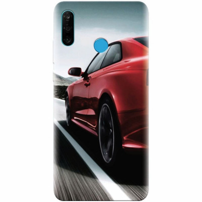 Husa silicon pentru Huawei P30 Lite, Car On Road foto