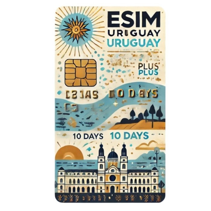 eSIM Uruguay, Unlimited Plus, 10 Days
