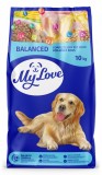 Cumpara ieftin My love Hrana uscata caini adulti, vita si orez 10kg