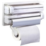 Cumpara ieftin Dispenser de bucatarie triplu,hartie,folie aluminiu,folie stretch Deasupra dispenser-ului se pot pastra borcane de diferite dimensiuni. Caracteristici, Oem