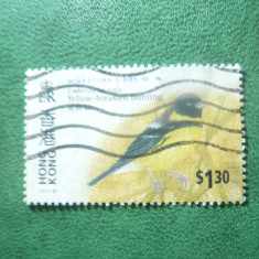 Timbru Hong Kong 1997 - Pasare migratoare , val. 1,3$ stampilat