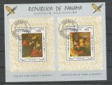 Panama 1968 Painting, perf. sheet, used AB.047, Stampilat