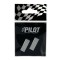 Autocolant 3D crom Type-3 (28mm) simbol - &quot; / / &quot; Garage AutoRide