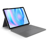 Husa cu tastatura Logitech Combo Touch pentru iPad Air 13-inch (M2), US - INTNL, OXFORD GREY