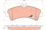 TRW GDB1699 COTEC set placute frana,frana disc