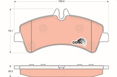 TRW GDB1699 COTEC set placute frana,frana disc