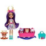 Set de joaca Enchantimals Baby Best Friends - Danessa Deer si Sprint
