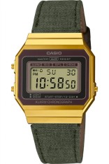 Ceas unisex CASIO Retro Vintage Casual UNX DIG FABR BLK