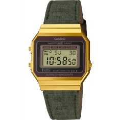 Ceas unisex CASIO Retro Vintage Casual UNX DIG FABR BLK