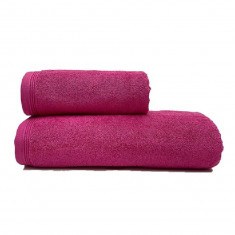 Set 2 Prosoape HT001 Fucsia 50x90 si 70x140 cm (Bumbac 100%)