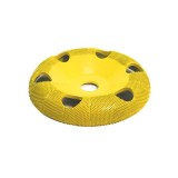 Disc sculptura lemn SABURR - Rotund - &Oslash; 100mm Fin gauri ventilatie