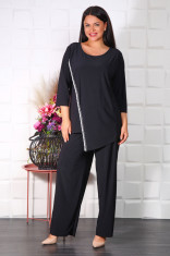 Compleu Elegant Over Size Negru - 46Marimea foto