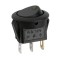 Interupator basculant 1 circuit 3 pini 12V 16A OFF-ON LED galben cu retinere