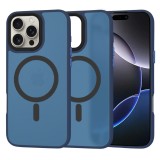 Husa pentru iphone 16 pro max - halofrost, pro grip, deep blue