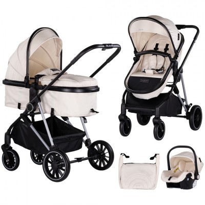 Carucior Chipolino Aura 3 in 1 biscotta foto