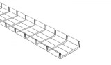 Canal cablu metalic 200x50mm din sarma mesh galvanizat lungime 2 metri jgheab pentru trasee electrice, ARKYS