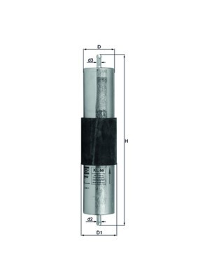 MAHLE KL 66 filtru combustibil foto