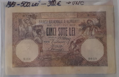 Bancnota 500 lei anul 1919 UNC foto