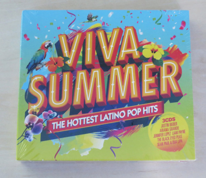 Viva Summer 3CD Compilation (Lady Gaga, Ariana Grande, Luis Fonsi, Shakira)