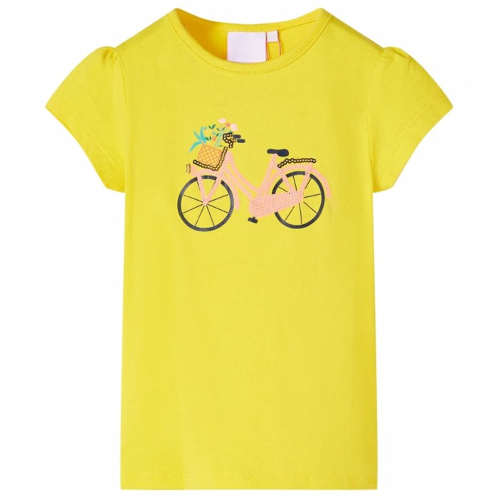 Tricou pentru copii, galben, 140