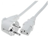 Cablu de alimentare cu mufă unghiulară - 3x1mm2
