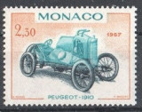 C2850 - Monaco 1967 - Auto 1/14 neuzat,perfecta stare, Nestampilat