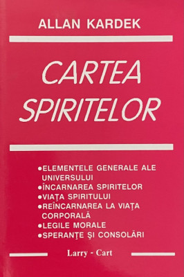 CARTEA SPIRITELOR de ALLAN KARDEK , 1995 foto