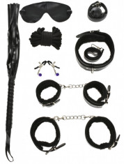 Set BDSM 8 Piese Negru cu Blanita Guilty Toys foto