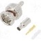 Conector BNC, 75&Omega;, tata, aurit, AMPHENOL - 112133