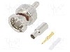 Conector BNC, 75&Omega;, tata, aurit, AMPHENOL - 112133