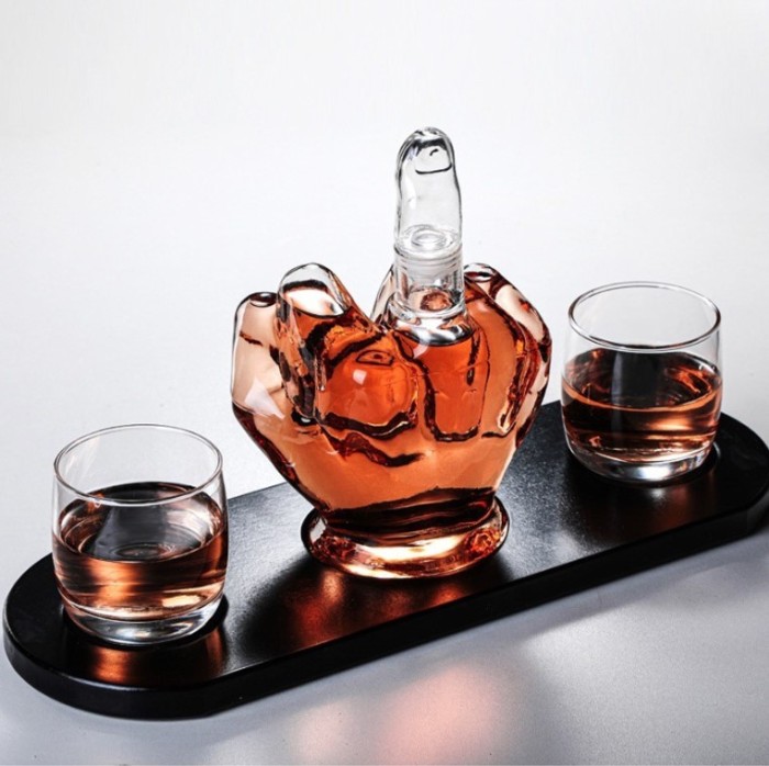 Set Sticla-Decantor cu pahare si suport WZ5200