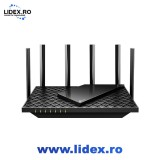 Router Wireless Gigabit TP-LINK Archer AX73 AX5400, Wi-Fi 6, Dual-Band 574 + 4804 Mbps, negru