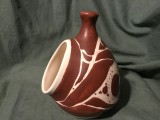 Vaza din ceramica de atelier Aviemore Pottery din Scotia model deosebit !