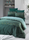 Cumpara ieftin Lenjerie de pat pentru o persoana, Victoria, Pandora 121VCT03459, 2 piese, bumbac satinat, multicolor