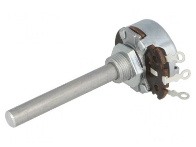 Poten&amp;Aring;&amp;pound;iometru axial 5&amp;Icirc;&amp;copy; 4W 6mm Ax foto