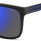 Ochelari de Soare POLAROID Unisex PLD 2161/S 0VK 5X 56, Matt Black Blue ECO