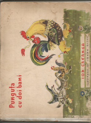 H00-PUNCUTA CU DOI BANI -editia cartonata- rara foto