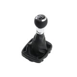 Nuca si manson schimbator de viteze Emzone, Compatibil cu Audi A3 S3 8P S-line, 6 trepte, Piele ecologica/ABS,