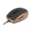 Mouse Optic USB NGS, 6 Butoane, 800/1600 DPI, Auriu, Design Ergonomic