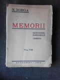 Memorii, sinuciderea partidelor (1932-8) - N. Iorga vol.VII