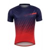 Tricou maneca scurta Force MTB Angle albastru/rosu XS Ultimate FactoryBikes