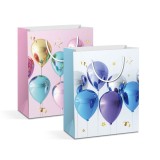 Pachet 2 pungi cadou - hartie rezistenta, 26.5 x 12.7 x 33 cm (Modele festive)