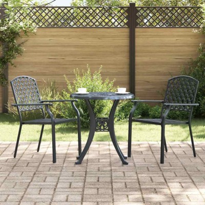 vidaXL Scaun 2 pcs Antracit 56 x 65 x 89cm Oțel 362775 foto