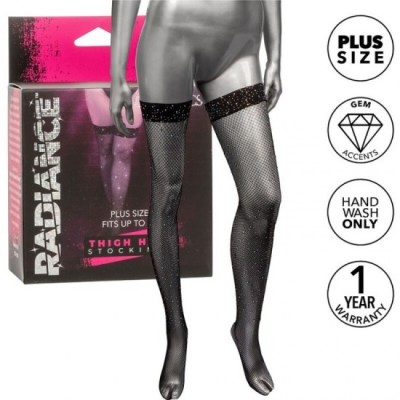 CALEXOTICS - RADIANCE THIGH HIGH STOCKINGS RHINE PLUS SIZE foto