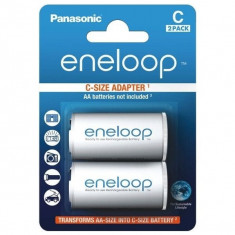 Adaptor Panasonic eneloop R14 C de la R6 AA 2 Bucati / Set foto